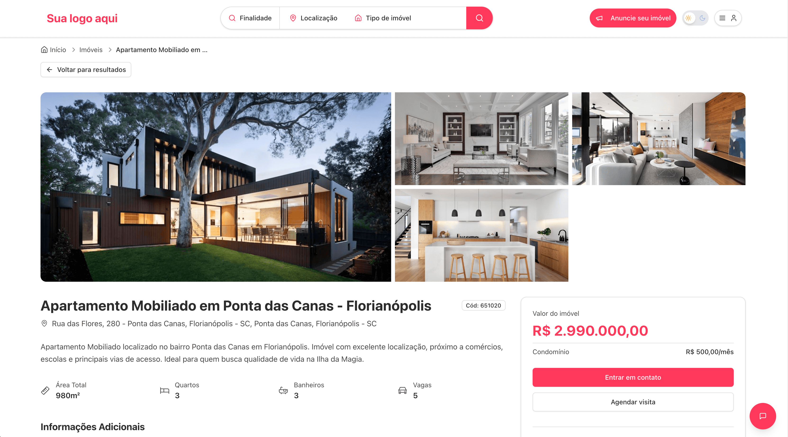 VeloImob - Detalhes do imóvel com IA